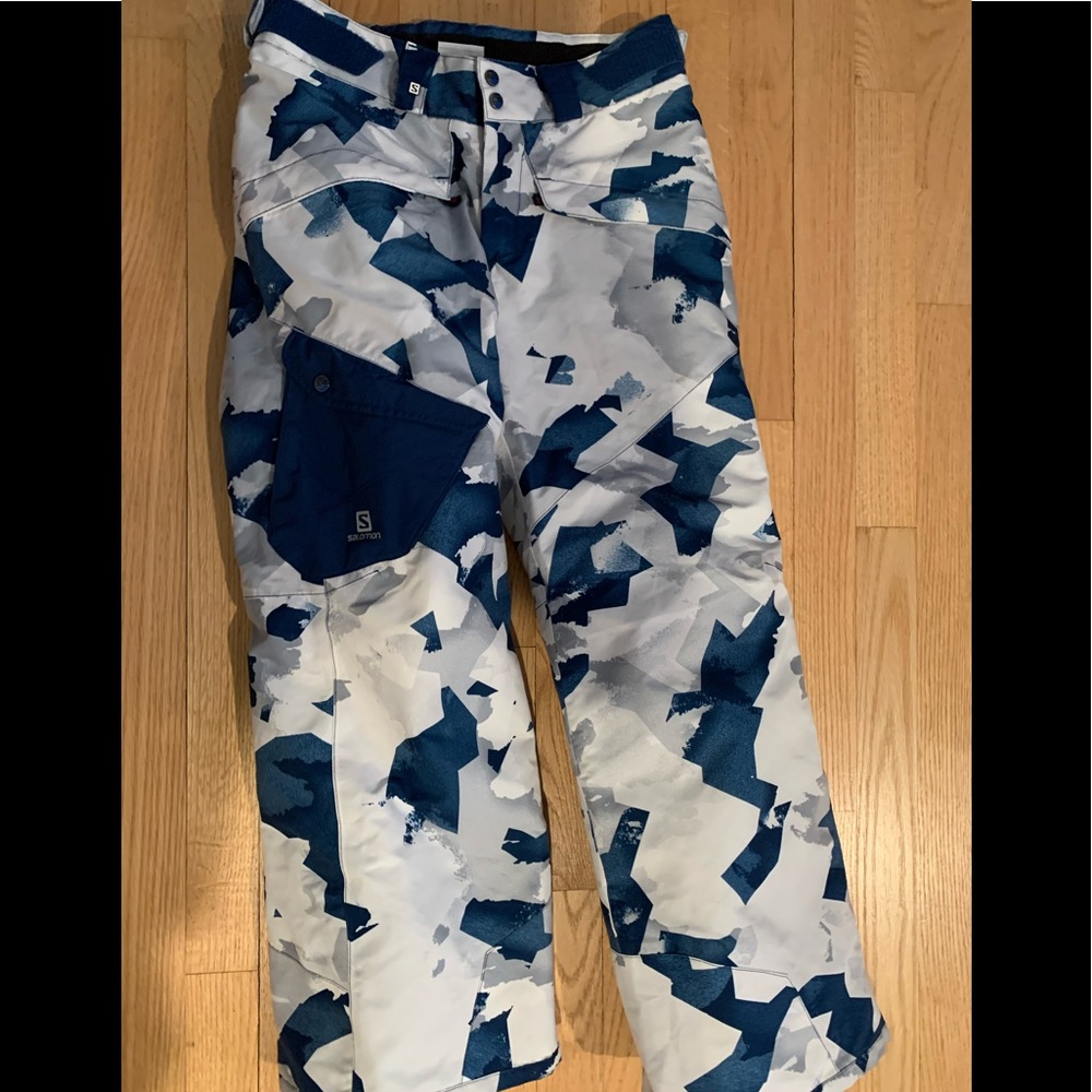 Salomon kid ski pants like new
